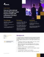 Preview of the International Airport Case Study