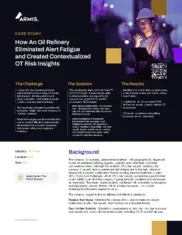 Preview of the Major Oil & Gas Manufacturer Case Study