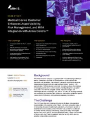 Preview of the Medical Device Manufacturing Company Case Study
