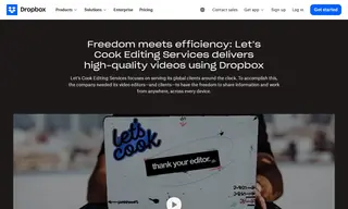 Preview of the Let’s Cook Video Editing Services Case Study