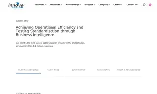 Preview of the Third-largest Cable Television Provider Case Study