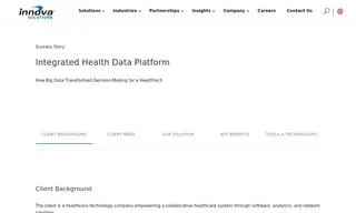 Preview of the Healthcare Technology Company Case Study