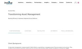 Preview of the Large Asset Management Company Case Study