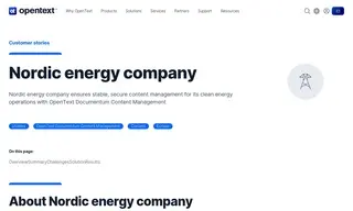 Preview of the Nordic Energy Company Case Study