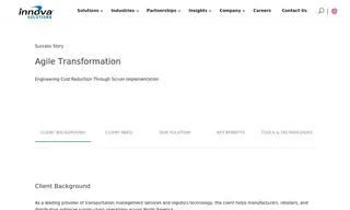 Preview of the Leading Transportation Management Services and Logistics Technology Provider Case Study