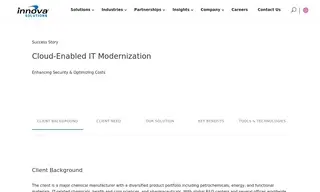 Preview of the Major Chemical Manufacturer Case Study