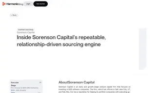 Preview of the Sorenson Capital Case Study