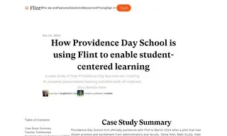 Preview of the Providence Day School Case Study