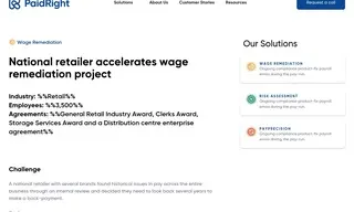 Preview of the National Retailer Company Case Study