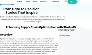 Preview of the Global Manufacturing Company Case Study