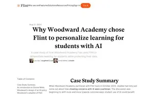 Preview of the Woodward Academy Case Study