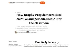Preview of the Brophy College Preparatory School Case Study