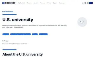 Preview of the U.S. University Case Study