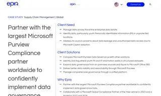 Preview of the Logistics and Supply Chain Provider Case Study