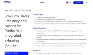 Preview of the Large Law Firm Case Study