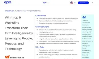 Preview of the Winthrop & Weinstine Case Study