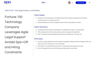 Preview of the Fortune 100 Technology Company Case Study