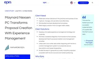 Preview of the Maynard Nexsen Case Study