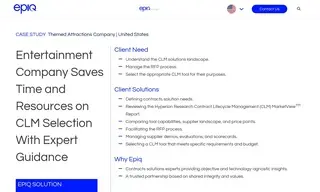 Preview of the Large Entertainment Company Case Study