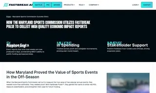 Preview of the Maryland Sports Commission Case Study