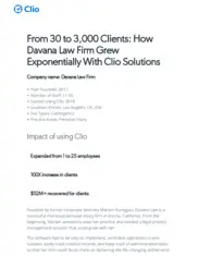 Preview of the Davana Law Firm Case Study