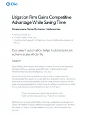 Preview of the Hutcherson Law Case Study