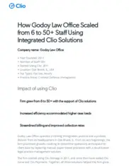 Preview of the Godoy Law Office Case Study