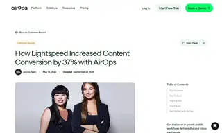 Preview of the Lightspeed Case Study