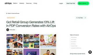 Preview of the Go! Retail Group Case Study