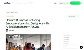 Preview of the Harvard Business Publishing Case Study