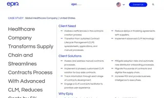 Preview of the Global Healthcare Company Case Study