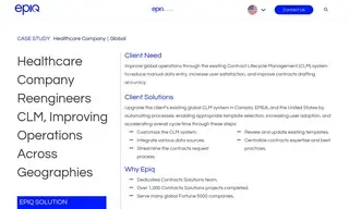 Preview of the Global Healthcare Company Case Study