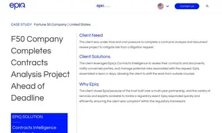 Preview of the Fortune 50 Company Case Study