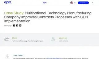 Preview of the Multinational Technology Manufacturing Company Case Study