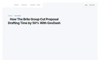 Preview of the The Brite Group Case Study