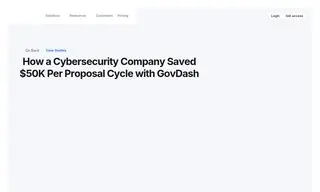 Preview of the Large Cybersecurity Company Case Study