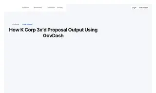 Preview of the K Corp Case Study