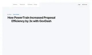 Preview of the PowerTrain Case Study