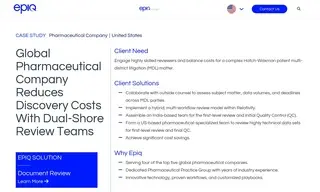 Preview of the Global Pharmaceutical Company Case Study