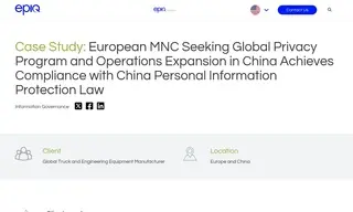 Preview of the Global Truck and Engineering Equipment Manufacturer Case Study