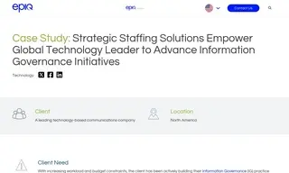 Preview of the Leading Technology-Based Communications Company Case Study