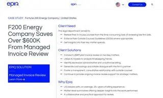 Preview of the Fortune 200 Energy Company Case Study