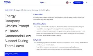 Preview of the Leading Energy and Environmental Company Case Study