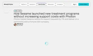 Preview of the Sesame Case Study