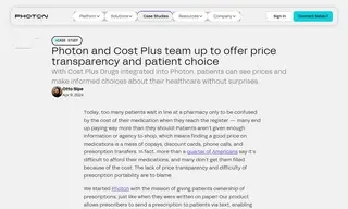 Preview of the Cost Plus Drugs Case Study