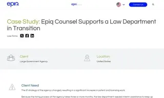 Preview of the Large Government Agency Case Study