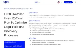 Preview of the Fortune 1000 Retailer Case Study