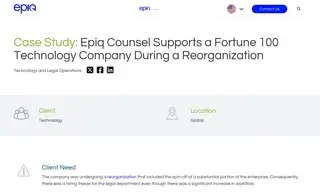 Preview of the Fortune 100 Technology Company Case Study