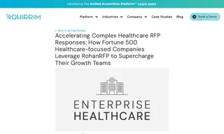 Preview of the Fortune 500 Healthcare Company Case Study
