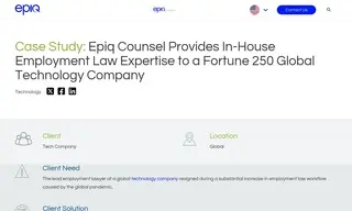 Preview of the Fortune 250 Global Technology Company Case Study